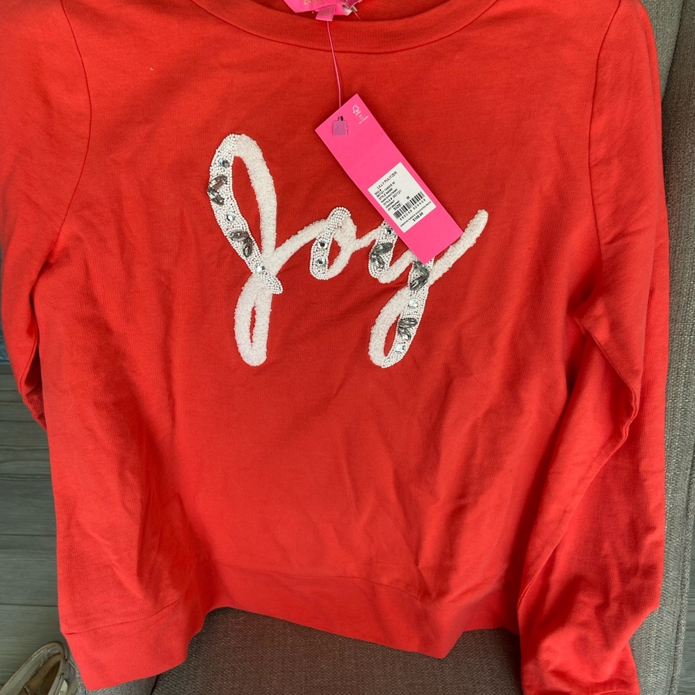 Lilly Pulitzer joy sweatshirt